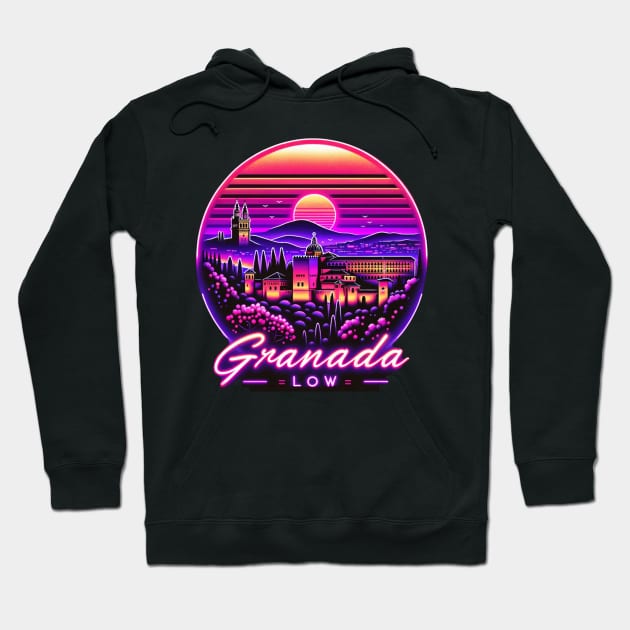 Granada Glow - Silhouettes And History Hoodie by Keziah Elements